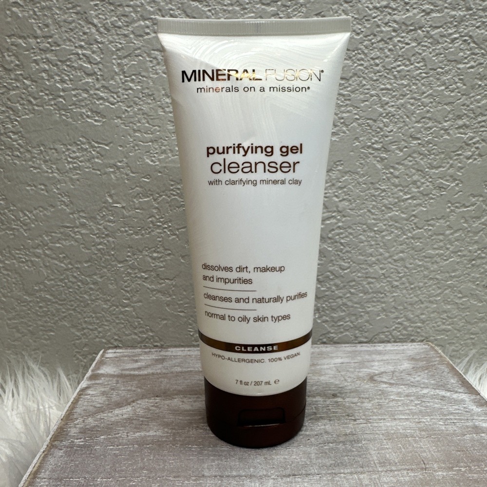 $50 🌙 Mineral Fusion Purifying Gel Cleanser Deep Cleaning 7 oz SEALED